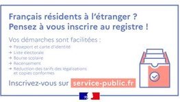 Inscrivez-vous au registre des Français établis hors de France