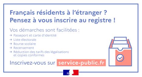 Inscrivez-vous au registre des Français établis hors de France